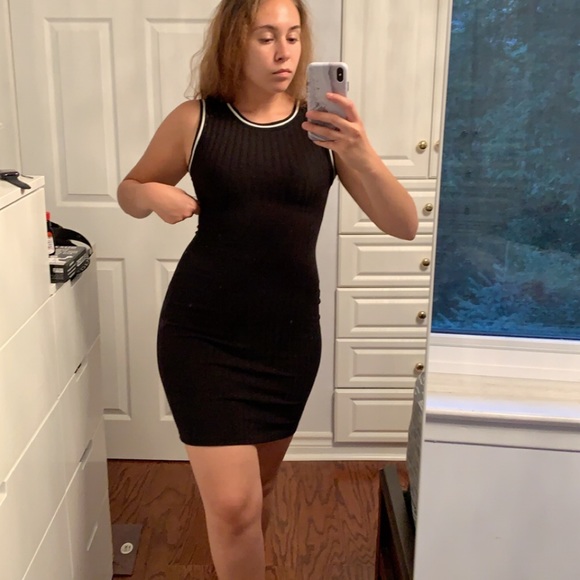 Tennis Style Ribbed Dress - Picture 1 of 2